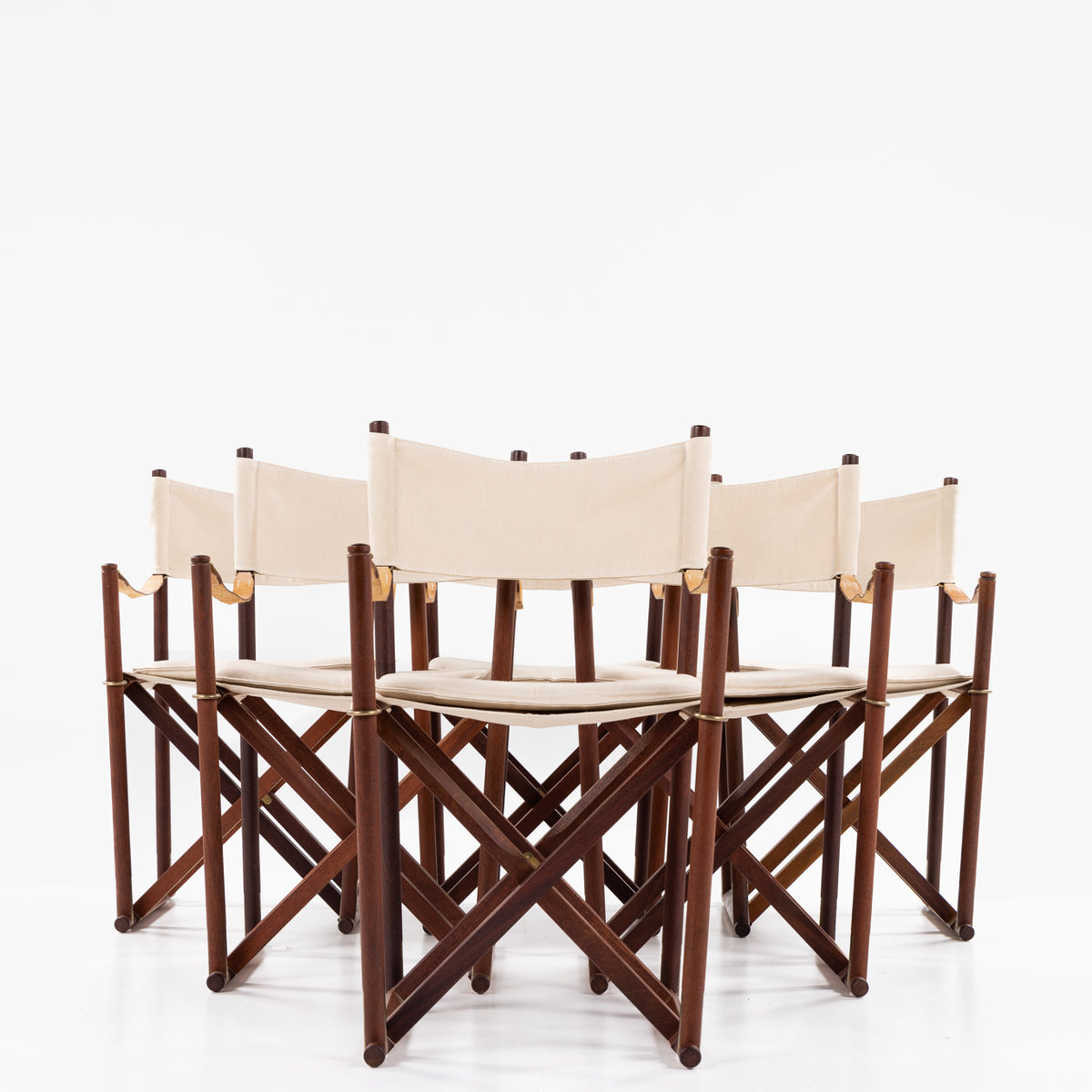 Mogens Koch MK 16 Set of 6 folding chairs EN.KLASSIK.DK EST. 1991